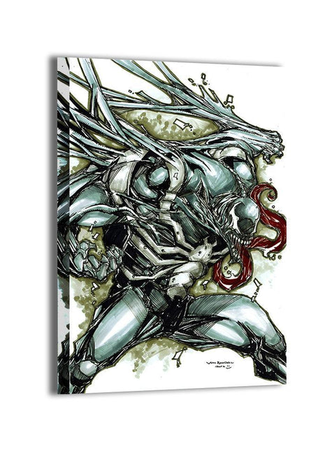 Venom Marvel Art - Ultra-HD Acrylic & HD Metal Gallery Print - Symbiote Spider-Man Comic Artwork - Premium Wall Decor