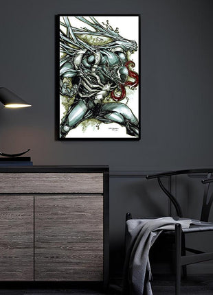 Venom Marvel Art - Ultra-HD Acrylic & HD Metal Gallery Print - Symbiote Spider-Man Comic Artwork - Premium Wall Decor