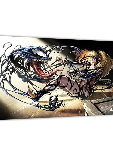 Symbiote Struggle Wall Art | Snapping Turtle Gallery [variant_option1] Print, Premium Wall Art by Snapping Turtle Gallery