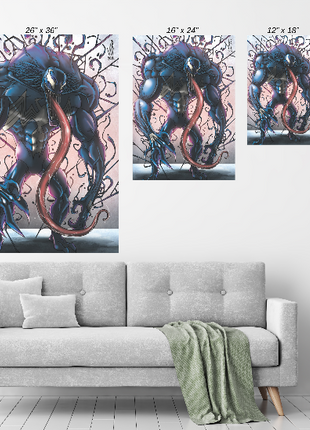 Symbiote Unleashed Wall Art | Venom Fan Art | Snapping Turtle Gallery - Snapping Turtle Gallery
