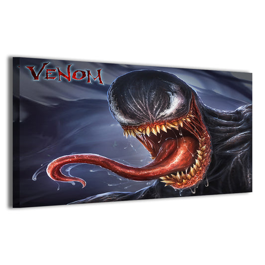 Symbiote Fury Wall Art Canvas Print – Venom by El Geron