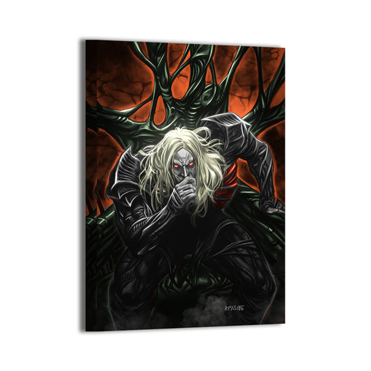 Symbiote King Wall Art Canvas Print – Knull Marvel Villain by Ryan Pasibe