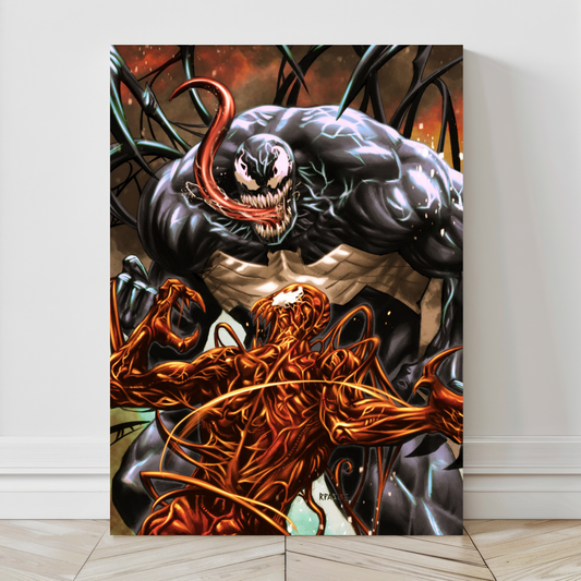  24x36 large canvas of Carnage vs Venom by Ryan Pasibe