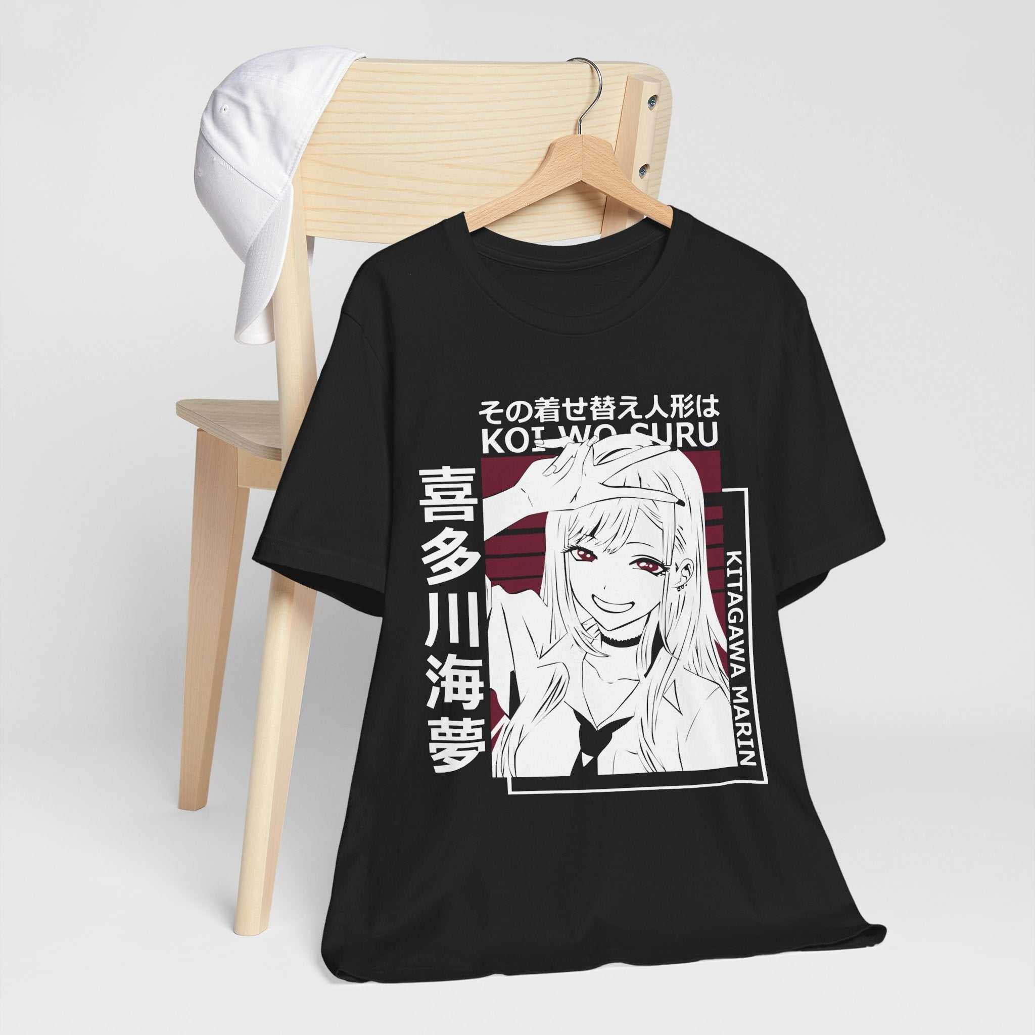 my dress up darling shirt Marin Kitagawa T-Shirt - My Dress Up Darling Anime Halloween Tee Uni Shirt For All Sizes Cosplay Costume Top