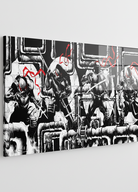 TMNT BWR, Poster, Posters, Prints, & Visual Artwork, Snapping Turtle [variant_option1] Print, Premium Wall Art by Snapping Turtle Gallery