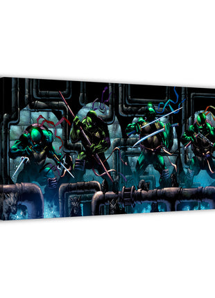 TMNT Wall Art | Ninja Turtles Acrylic, Metal & Canvas Panoramic Print - Snapping Turtle Gallery
