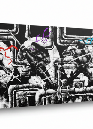 TMNT Wall Art | Ninja Turtles Acrylic, Metal & Canvas Panoramic Print - Snapping Turtle Gallery