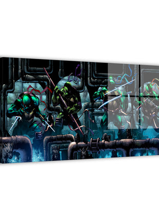 TMNT Wall Art | Ninja Turtles Acrylic, Metal & Canvas Panoramic Print - Snapping Turtle Gallery