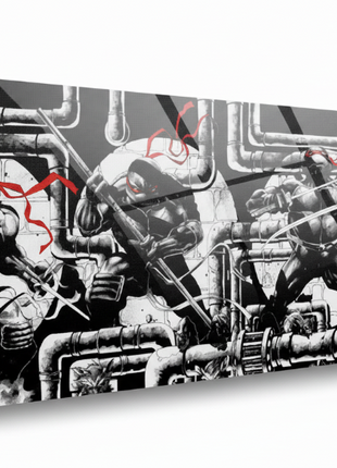 TMNT Wall Art | Ninja Turtles Acrylic, Metal & Canvas Panoramic Print - Snapping Turtle Gallery