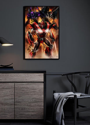 Knock Out Wall Art | Transformers Prime Acrylic, Metal & Canvas Print - Snapping Turtle Gallery
