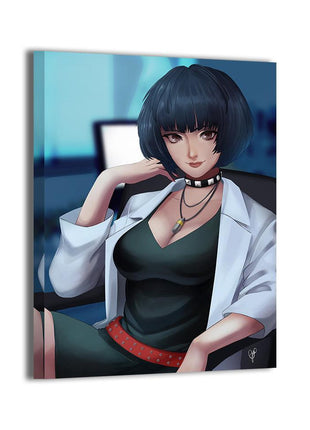 Tae Takemi Wall Art | Persona 5 Ultra-HD Acrylic, Metal & Canvas Print - Snapping Turtle Gallery