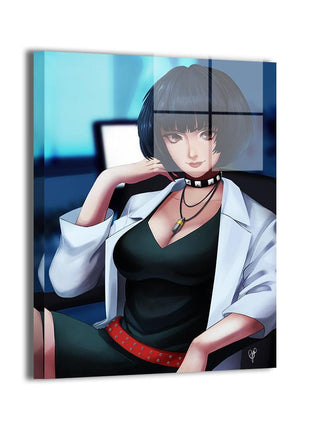 Tae Takemi Wall Art | Persona 5 Ultra-HD Acrylic, Metal & Canvas Print - Snapping Turtle Gallery