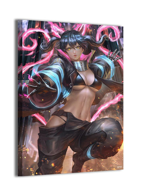 Tamaki Kotatsu Wall Art | Fire Force Fan Art | Snapping Turtle Gallery - Snapping Turtle Gallery