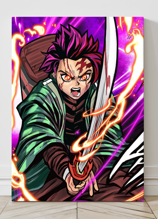 Tanjiro Wall Art | Demon Slayer Fan Art | Snapping Turtle Gallery - Snapping Turtle Gallery