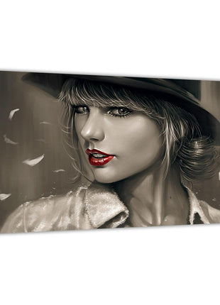 Taylor Swift Wall Art | Wizyakuza Acrylic, Metal & Canvas Print - Snapping Turtle Gallery