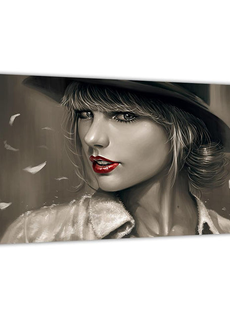 Taylor Swift Wall Art | Wizyakuza Acrylic, Metal & Canvas Print - Snapping Turtle Gallery