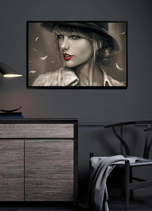 Taylor Swift Wall Art | Wizyakuza Acrylic, Metal & Canvas Print - Snapping Turtle Gallery
