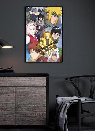 Naruto Hidden Leaf Heroes Wall Art | Ultra-HD Acrylic, Metal & Canvas - Snapping Turtle Gallery