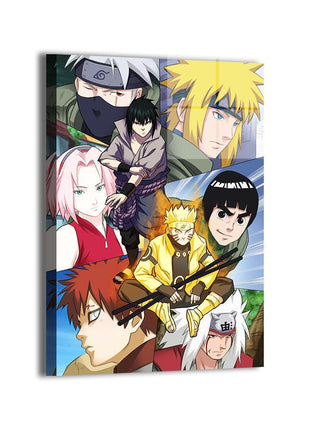 Naruto Hidden Leaf Heroes Wall Art | Ultra-HD Acrylic, Metal & Canvas - Snapping Turtle Gallery