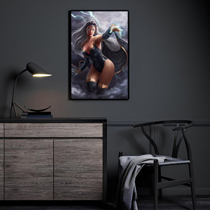 Tempest Fury Wall Art Room Mockup – Storm (X-Men) by Nopeys