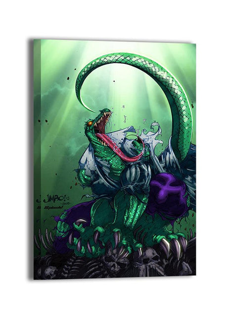 The Lizard Wall Art | Spider-Man Marvel Acrylic, Metal & Canvas Print - Snapping Turtle Gallery