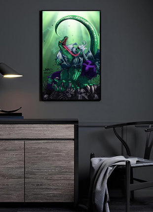 The Lizard Wall Art | Spider-Man Marvel Acrylic, Metal & Canvas Print - Snapping Turtle Gallery