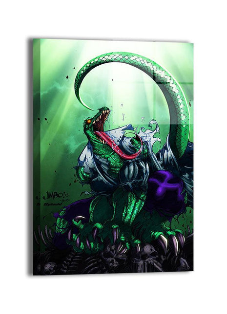 The Lizard Wall Art | Spider-Man Marvel Acrylic, Metal & Canvas Print - Snapping Turtle Gallery