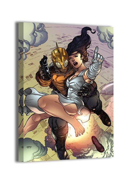 The Rocketeer Wall Art | Retro Hero Fan Art | Snapping Turtle Gallery [variant_option1] Print, Premium Wall Art by Snapping Turtle Gallery