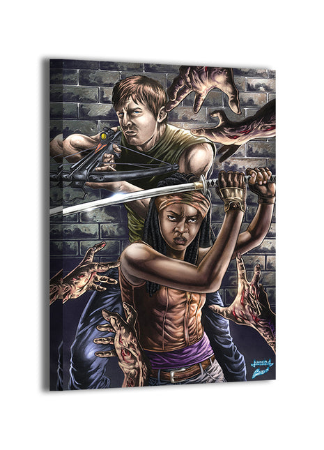Walking Dead Wall Art | Rick Grimes HD Acrylic, Metal & Canvas Print - Snapping Turtle Gallery