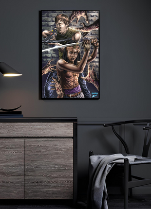 Walking Dead Wall Art | Rick Grimes HD Acrylic, Metal & Canvas Print - Snapping Turtle Gallery