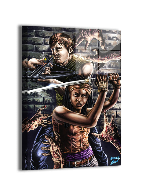 Walking Dead Wall Art | Rick Grimes HD Acrylic, Metal & Canvas Print - Snapping Turtle Gallery