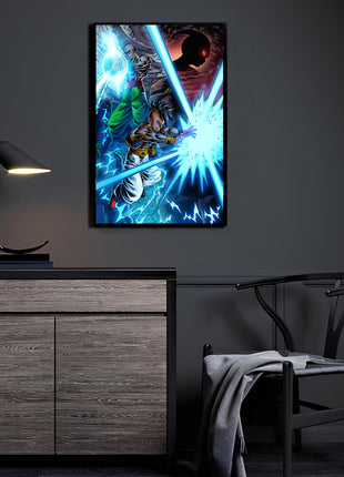 Tien, Uub & Kid Buu Wall Art | Dragon Ball Anime Print - Snapping Turtle Gallery