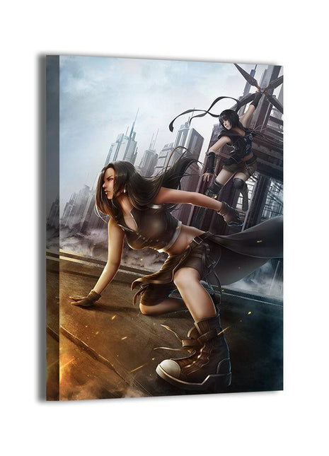 Tifa Lockhart Wall Art | Final Fantasy Fan Art | Snapping Turtle Gallery - Snapping Turtle Gallery