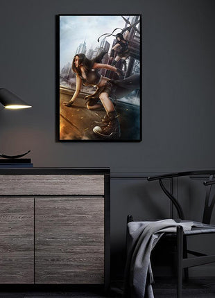 Tifa Lockhart Wall Art | Final Fantasy Fan Art | Snapping Turtle Gallery [variant_option1] Print, Premium Wall Art by Snapping Turtle Gallery