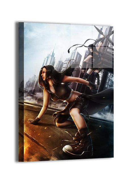 Tifa Lockhart Wall Art | Final Fantasy Fan Art | Snapping Turtle Gallery - Snapping Turtle Gallery