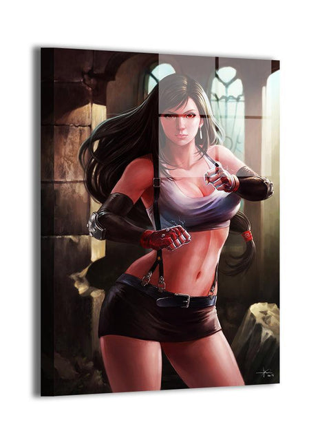 Tifa Lockhart Wall Art | Final Fantasy HD Acrylic Metal & Canvas Print - Snapping Turtle Gallery