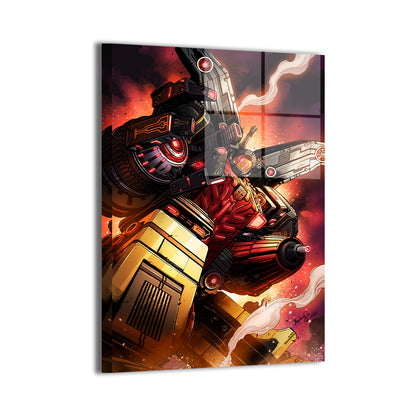 Titanic Sentinel Wall Art Metal Print – Mecha Robot by Michael Magallanes & Kevin Anthony De Castro