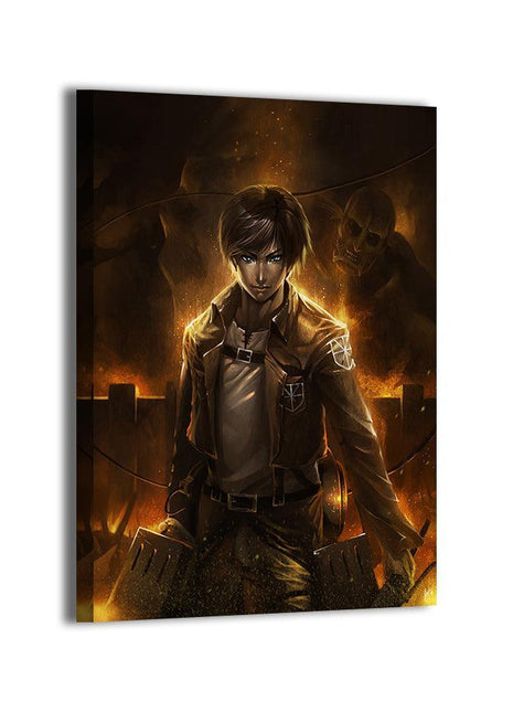 Eren Yeager Wall Art | Attack on Titan Acrylic, Metal & Canvas Print - Snapping Turtle Gallery