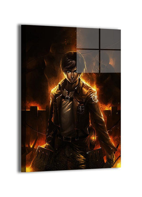 Eren Yeager Wall Art | Attack on Titan Acrylic, Metal & Canvas Print - Snapping Turtle Gallery