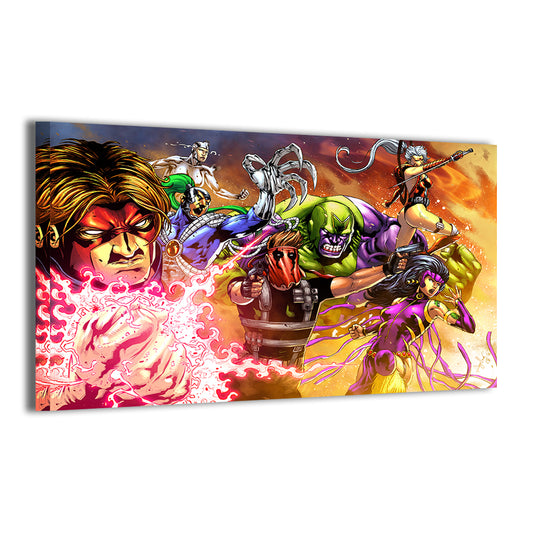 Alt: Image Comics Wildcats team artwork – canvas print