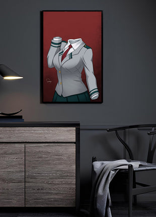 Toru Hagakure Wall Art | My Hero Academia Acrylic, Metal & Canvas - Snapping Turtle Gallery