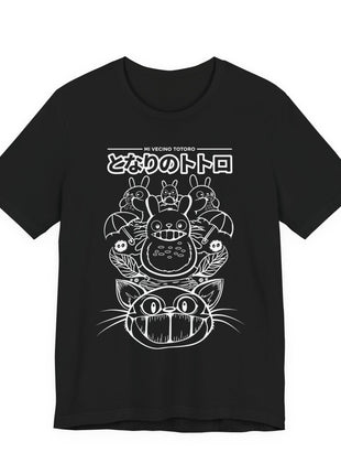 Totoro Linework Edition My Neighbor Totoro Ghibli Shirt - Snapping Turtle Gallery