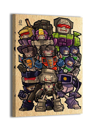 Decepticons Wall Art | Transformers Ultra-HD Acrylic, Metal & Canvas - Snapping Turtle Gallery