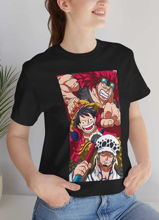 Triple Captain Alliance Shirt | One Piece Fan Art | Snapping Turtle Gallery [variant_option1] Print, Premium Wall Art by Snapping Turtle Gallery