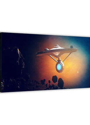 USS Enterprise Wall Art | Star Trek HD Acrylic, Metal & Canvas Print - Snapping Turtle Gallery
