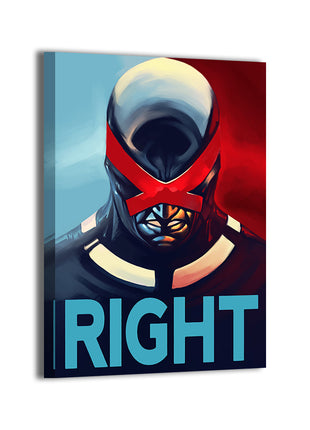 Unyielding Vision Wall Art Canvas Print – Cyclops (X-Men) by Ceasar