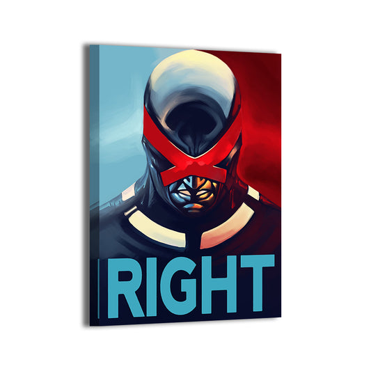 Unyielding Vision Wall Art Canvas Print – Cyclops (X-Men) by Ceasar