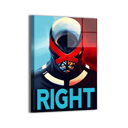 Unyielding Vision Wall Art Metal Print – Cyclops (X-Men) by Ceasar