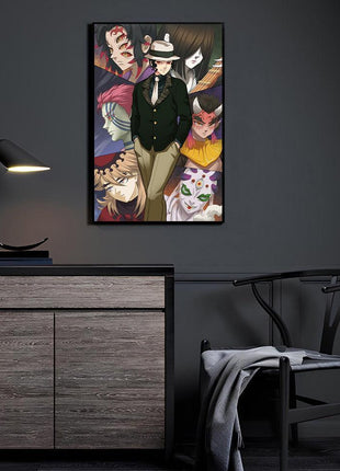 Muzan Upper Moons Demon Slayer Wall Art | HD Acrylic, Metal & Canvas - Snapping Turtle Gallery