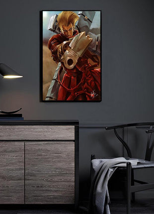 Vash the Stampede Art | Acrylic, Metal & Canvas - Snapping Turtle Gallery